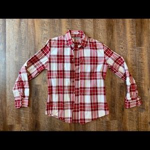 Slim Soft Wash Plaid Button-Down Shirt